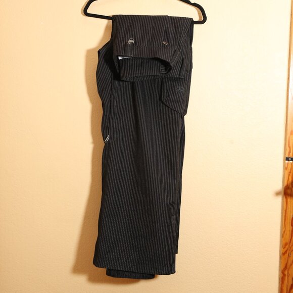 Bonfire Snowboarding ARC Classic Fit Black Striped Mens Snow Pants May 2009 (M) - Picture 1 of 16